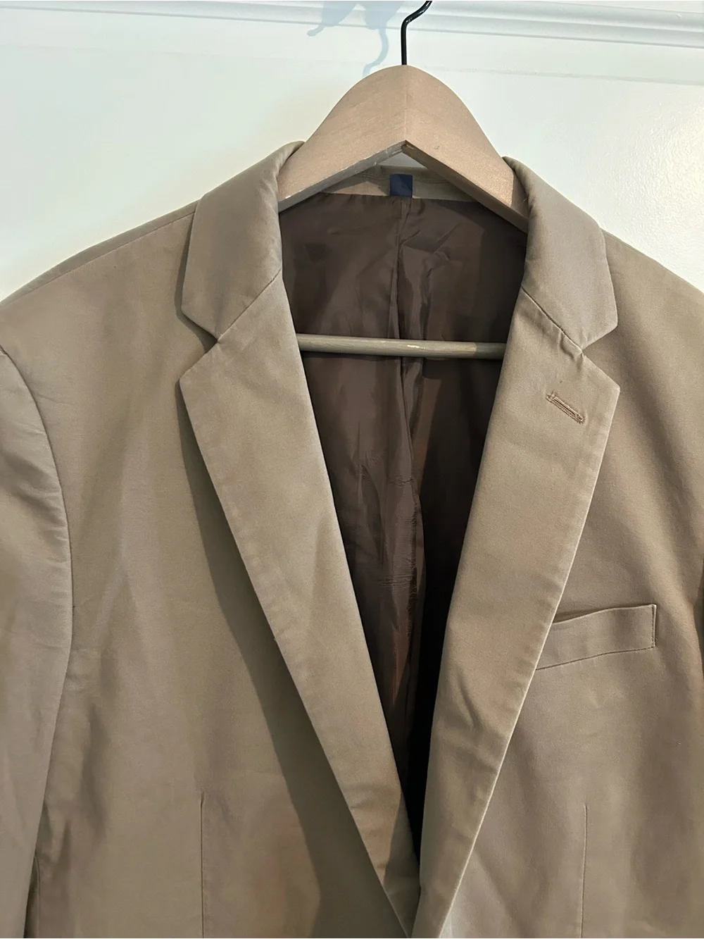 J Crew Thompson Cotton Blazer Tan Brown Size 42R